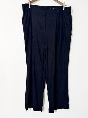 Blue Sol black Classic linen like Pants 1X